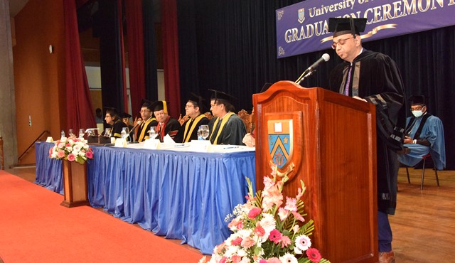 UOM: Dr Yousouf Ismaël Guest Speaker at the Graduation ceremony