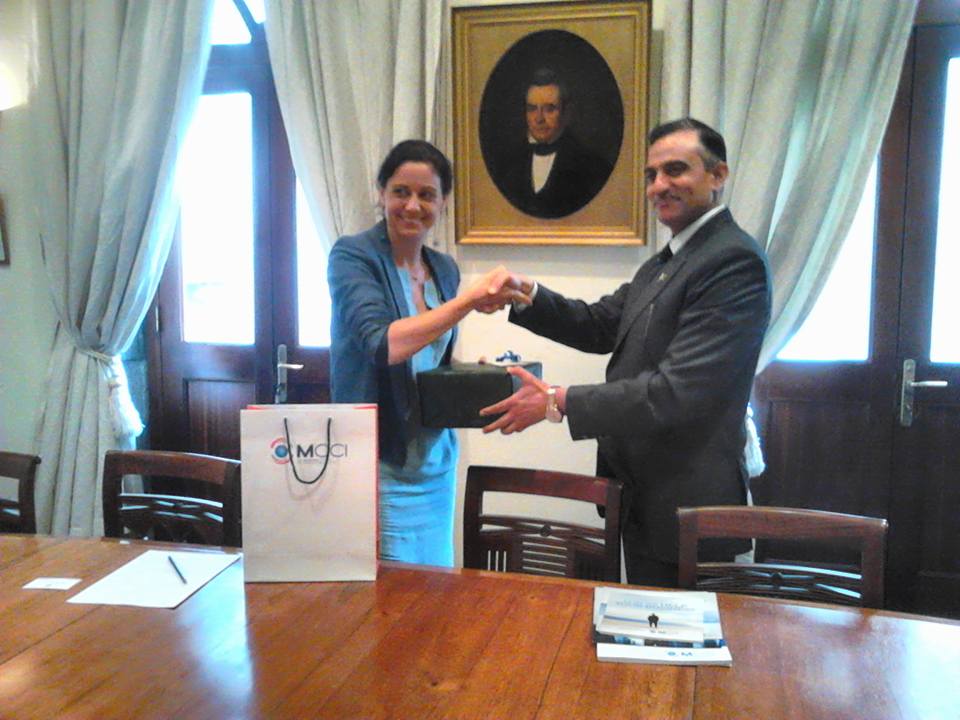 Courtesy visit of the new High Commissioner for Pakistan to the MCCI