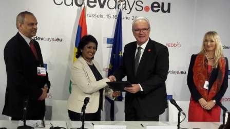 EU-Mauritius: Signature of the 11th EDF National Indicative Programme
