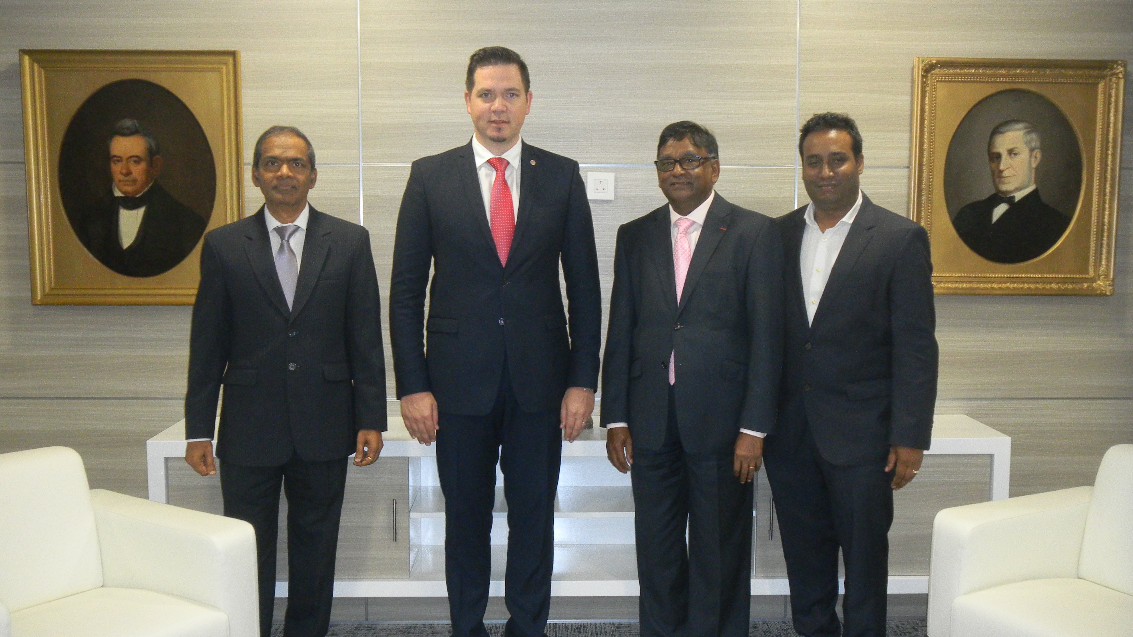 Courtesy visit of H.E. Mr. Tudor Ulianovschi at the MCCI