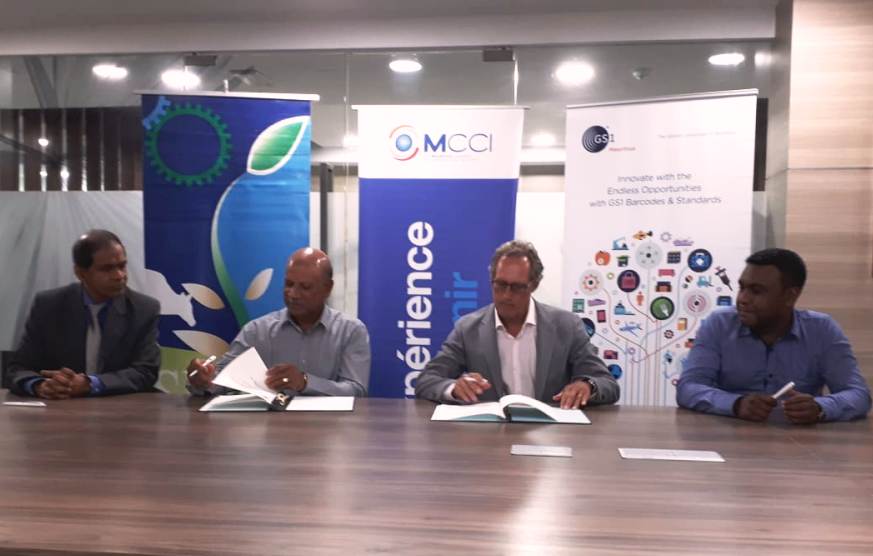 GS1(MAURITIUS) LTD and Small Farmers Welfare Fund signed an MoU for small agro-processors to acquire GS1 Barcodes