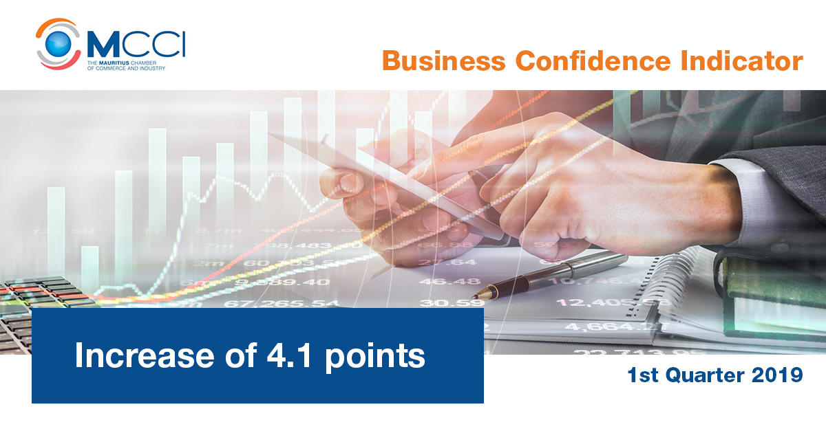 Increase of 4.1 points in the Business Confidence Indicator in the first quarter of 2019
