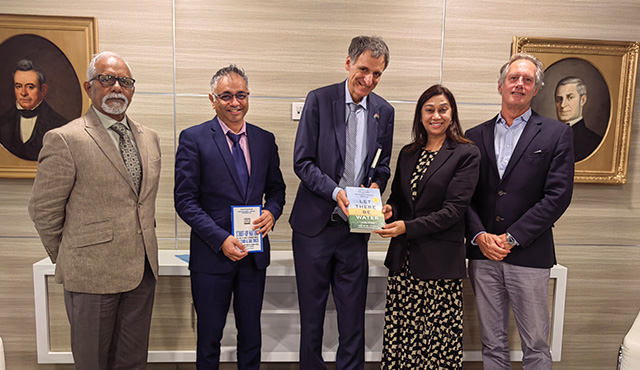 Courtesy visit of His Excellency, Ambassador Eliav Belotsercovsky at the MCCI