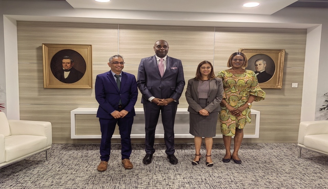 Courtesy visit of the Ambassador of the Republic of Congo to the MCCI