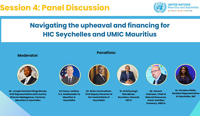 The MCCI Participates in High-Level UNCT Panel on Sustainable Finance